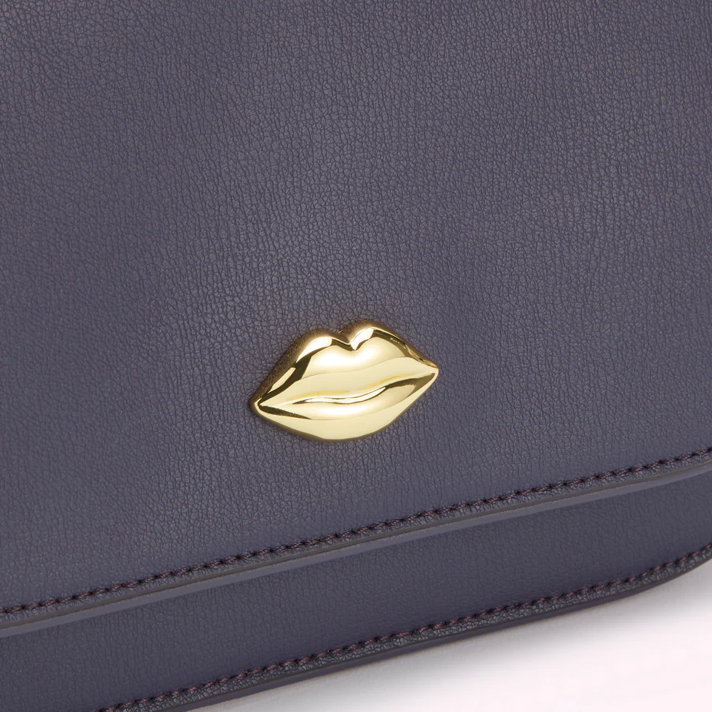 NIGHTSHADE LEATHER CARA CLUTCH BAG - Image 6