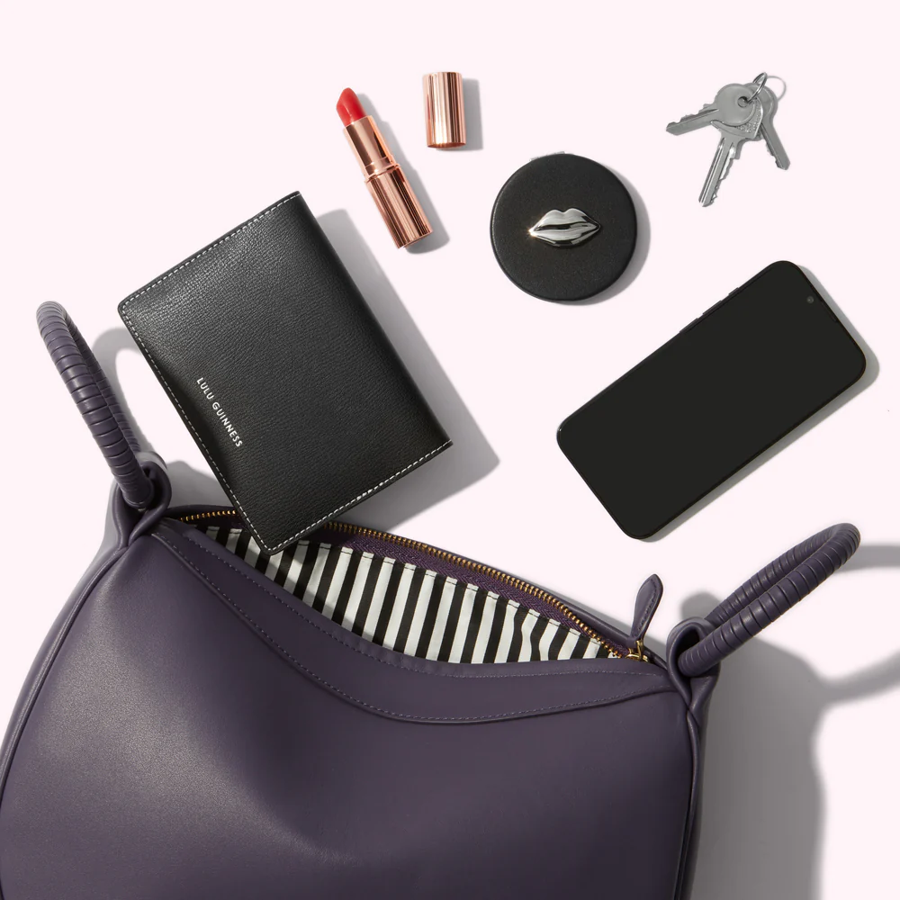 NIGHTSHADE LEATHER MEDIUM CLEO HANDBAG - Image 4