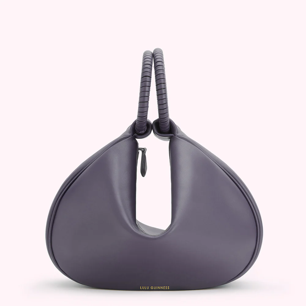 NIGHTSHADE LEATHER MEDIUM CLEO HANDBAG - Image 8