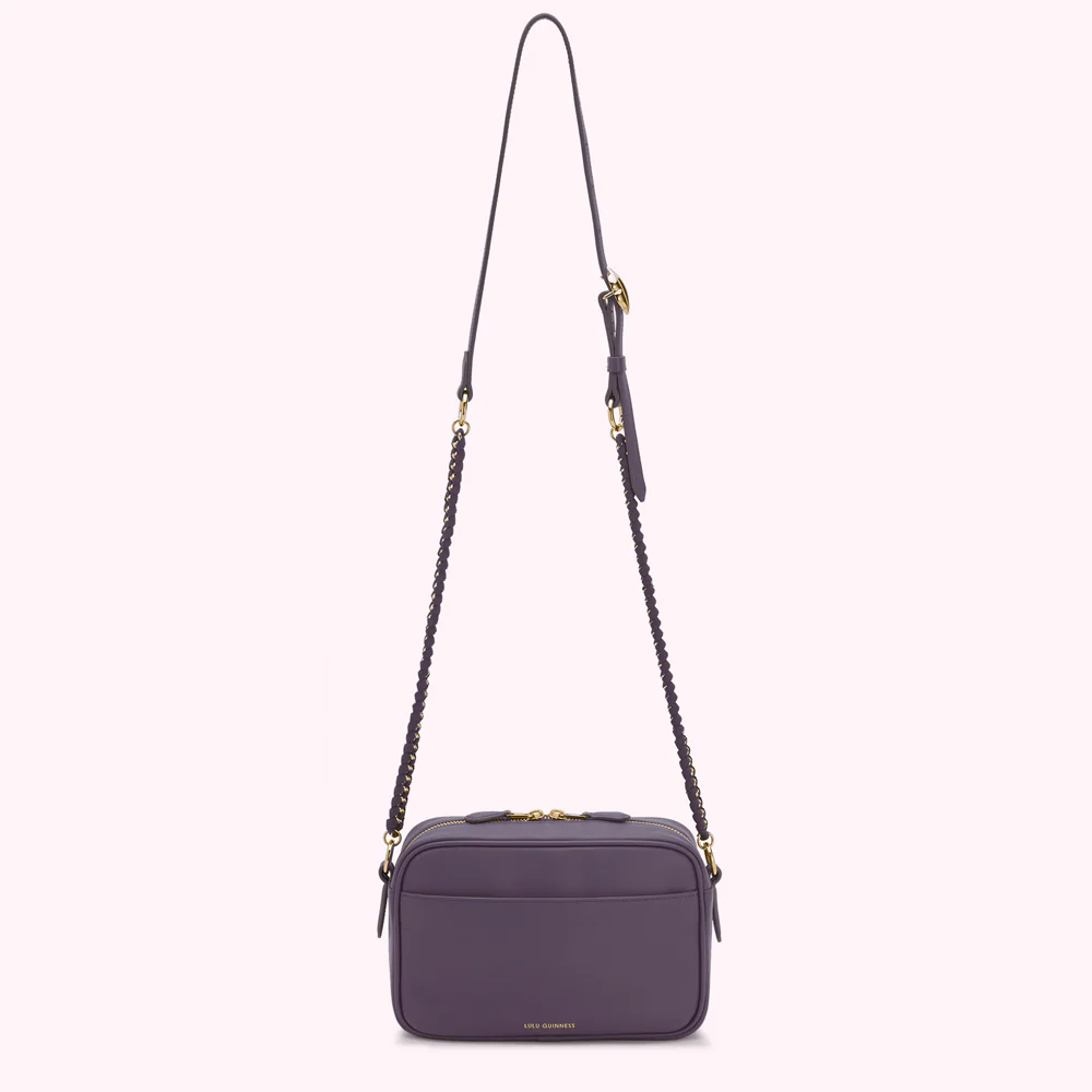 NIGHTSHADE LIP RIPPLE QUILTED LEATHER BELLA CROSSBODY BAG - Image 2