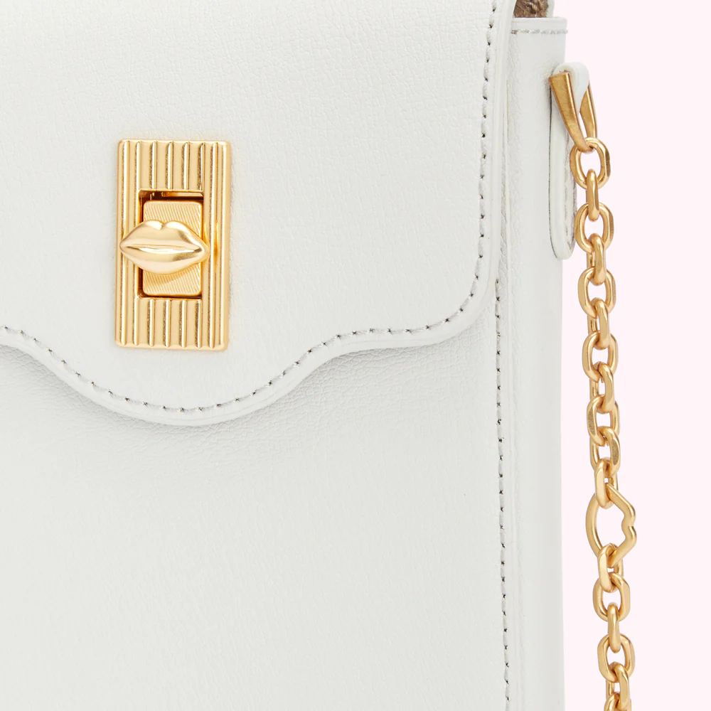 OYSTER LEATHER RITA CROSSBODY MINI BAG - Image 4