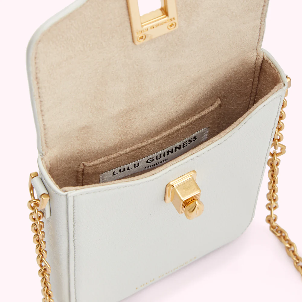 OYSTER LEATHER RITA CROSSBODY MINI BAG - Image 5