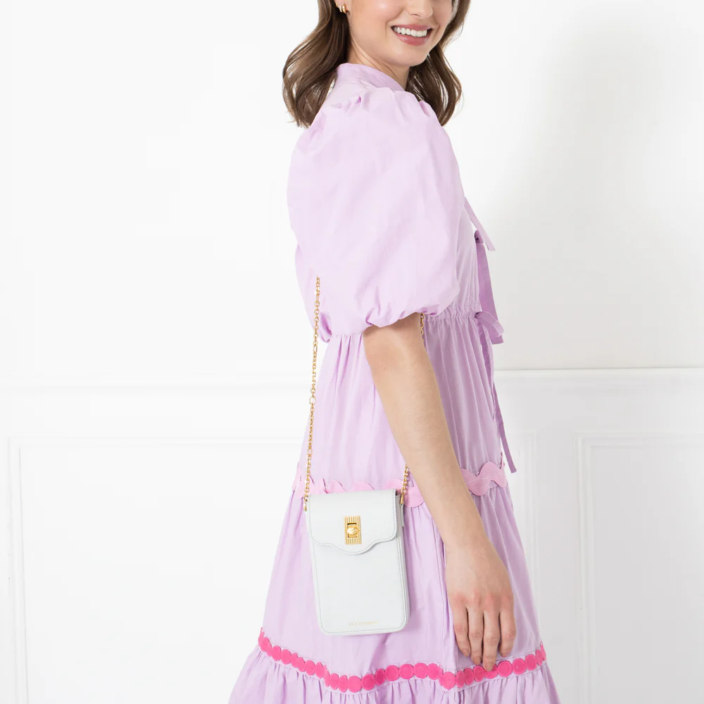 OYSTER LEATHER RITA CROSSBODY MINI BAG - Image 7