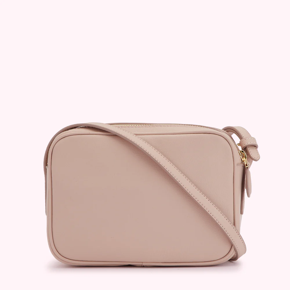 PEBBLE PINK LEATHER COLE CROSSBODY BAG - Image 2