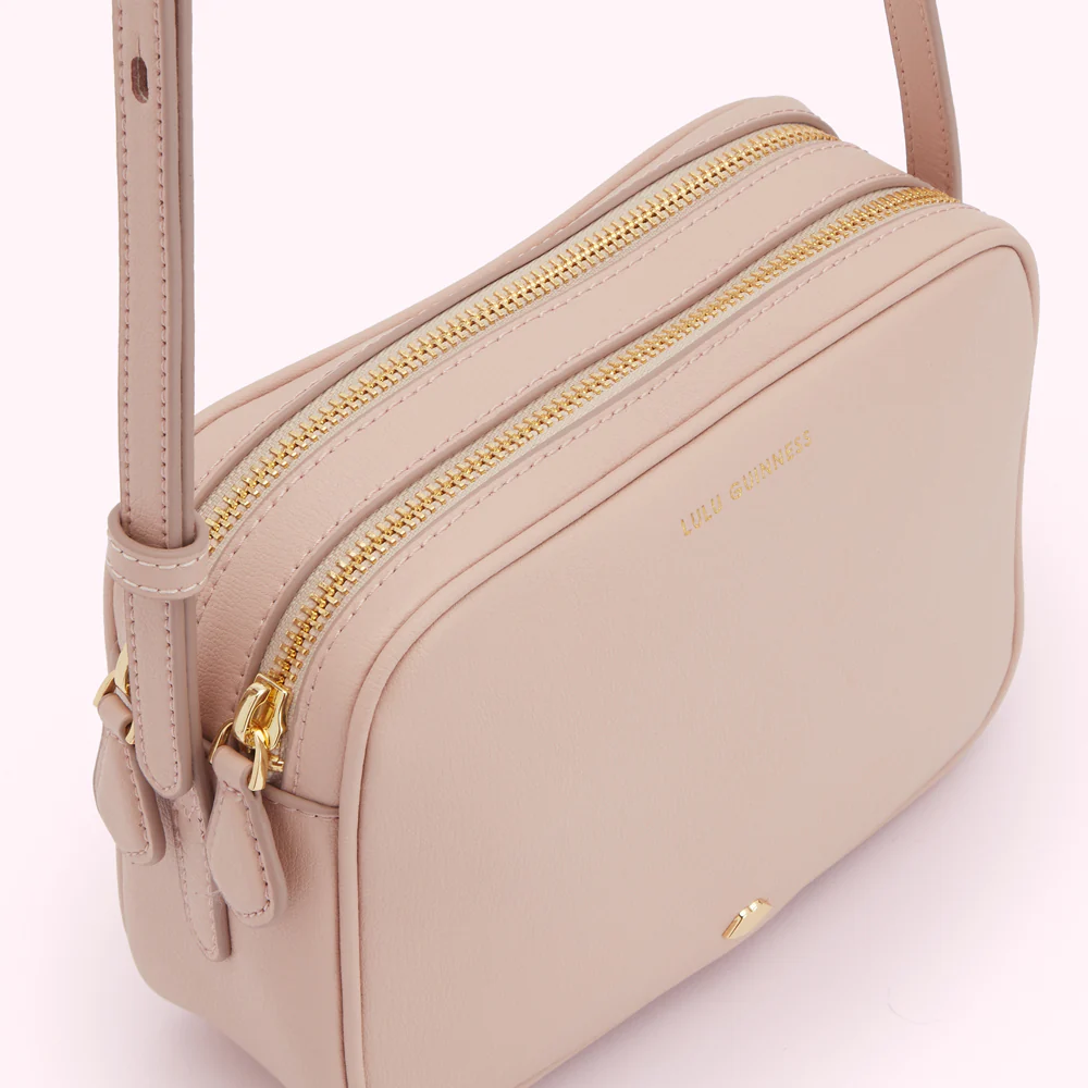 PEBBLE PINK LEATHER COLE CROSSBODY BAG - Image 4