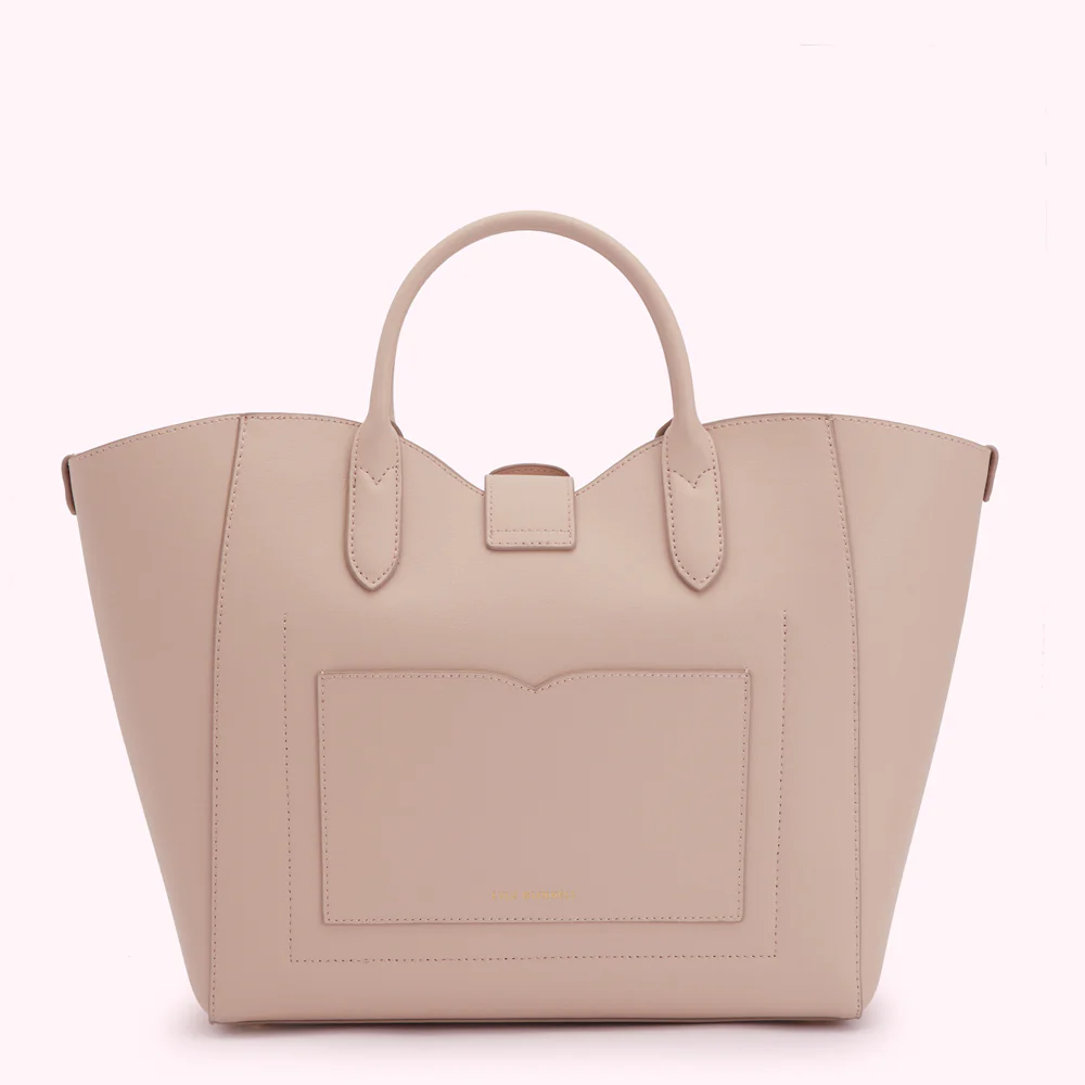 PEBBLE PINK LEATHER LUELLA HANDBAG - Image 2