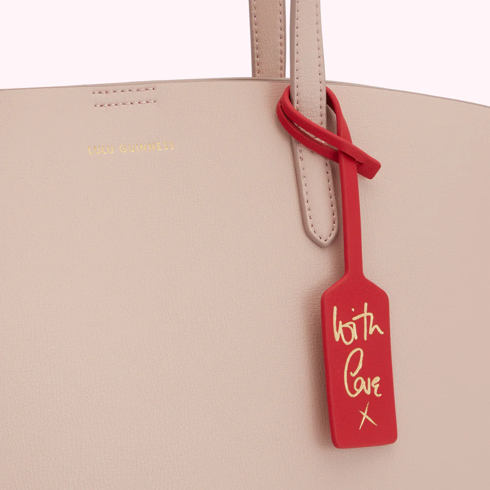 PEBBLE PINK MEDIUM AGNES TOTE BAG - Image 4