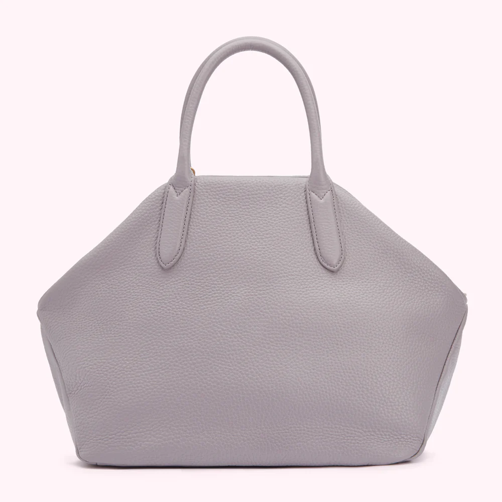 LAVENDER GREY GRAINY LEATHER LARGE VALENTINA - Image 3