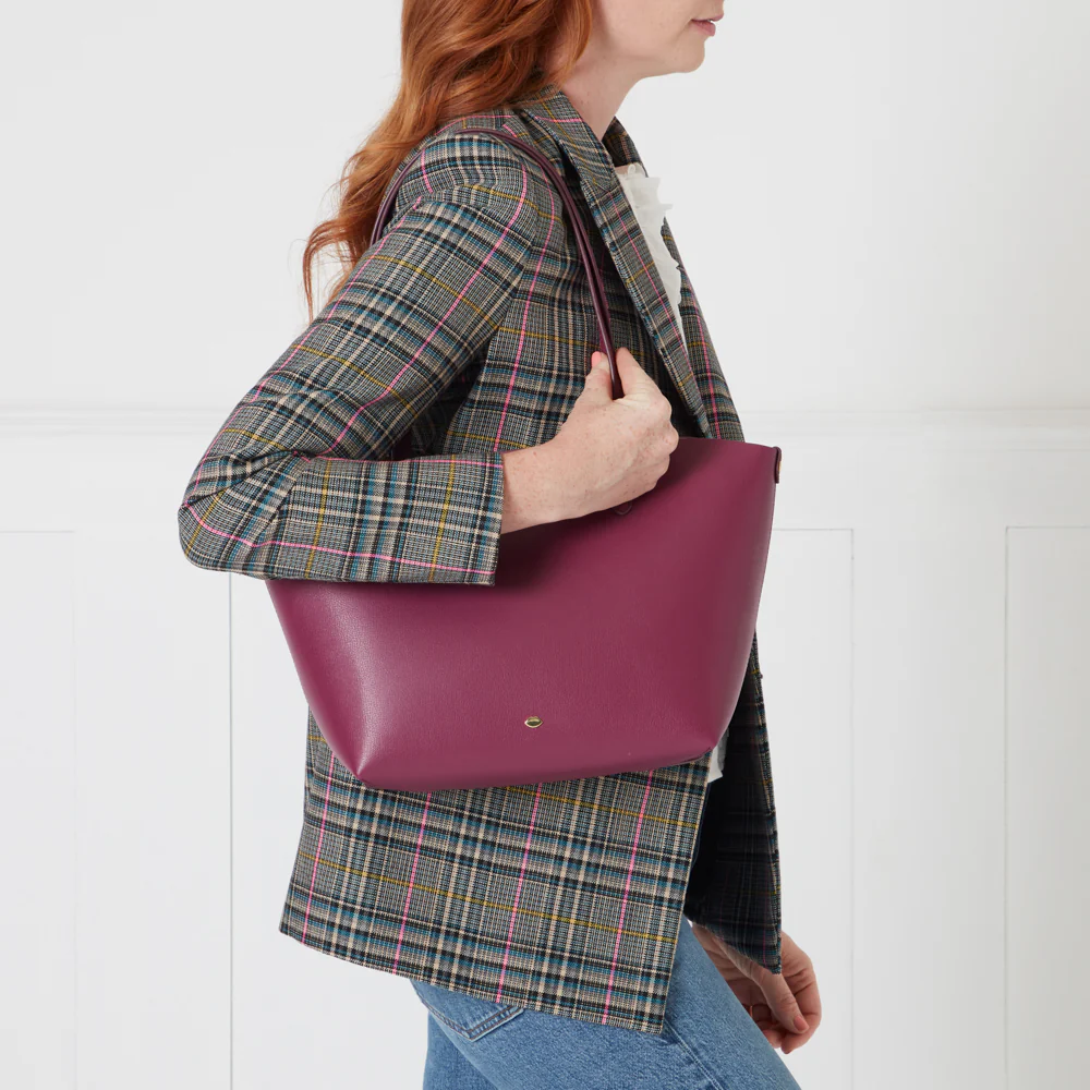 PEONY LEATHER SMALL IVY TOTE BAG - Image 6