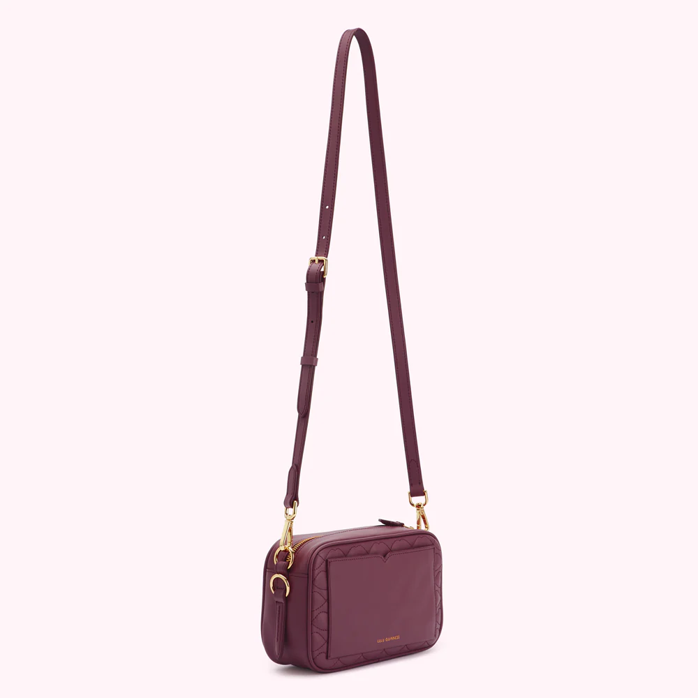 PEONY SMALL QUILTED LIP LEATHER ASHLEY CROSSBODY BAG - Image 3