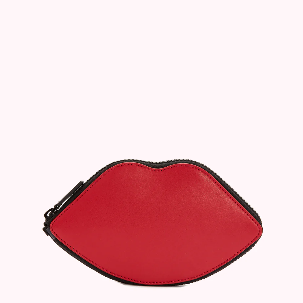 POLKA DOT LIP FOLDAWAY SHOPPER - Image 2