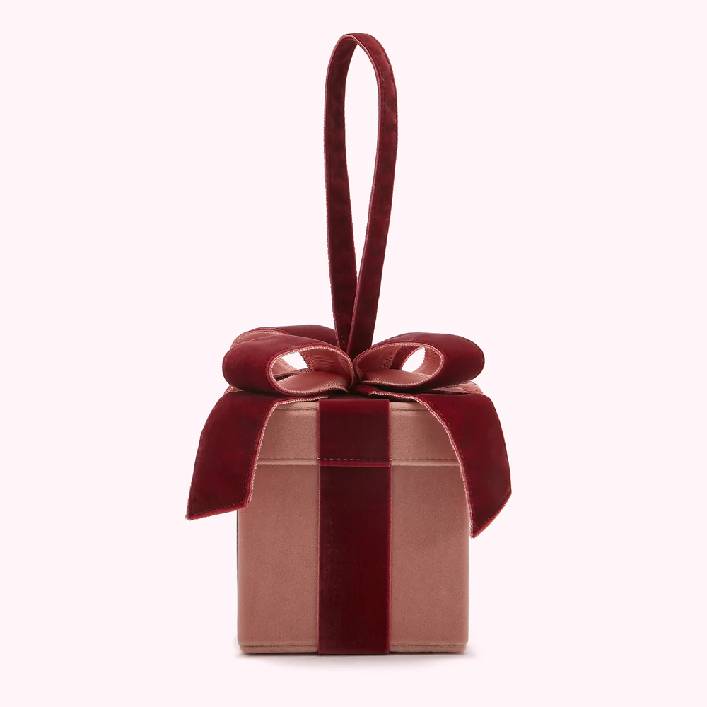 POWDER VELVET PRESENT CLUTCH BAG - Image 3