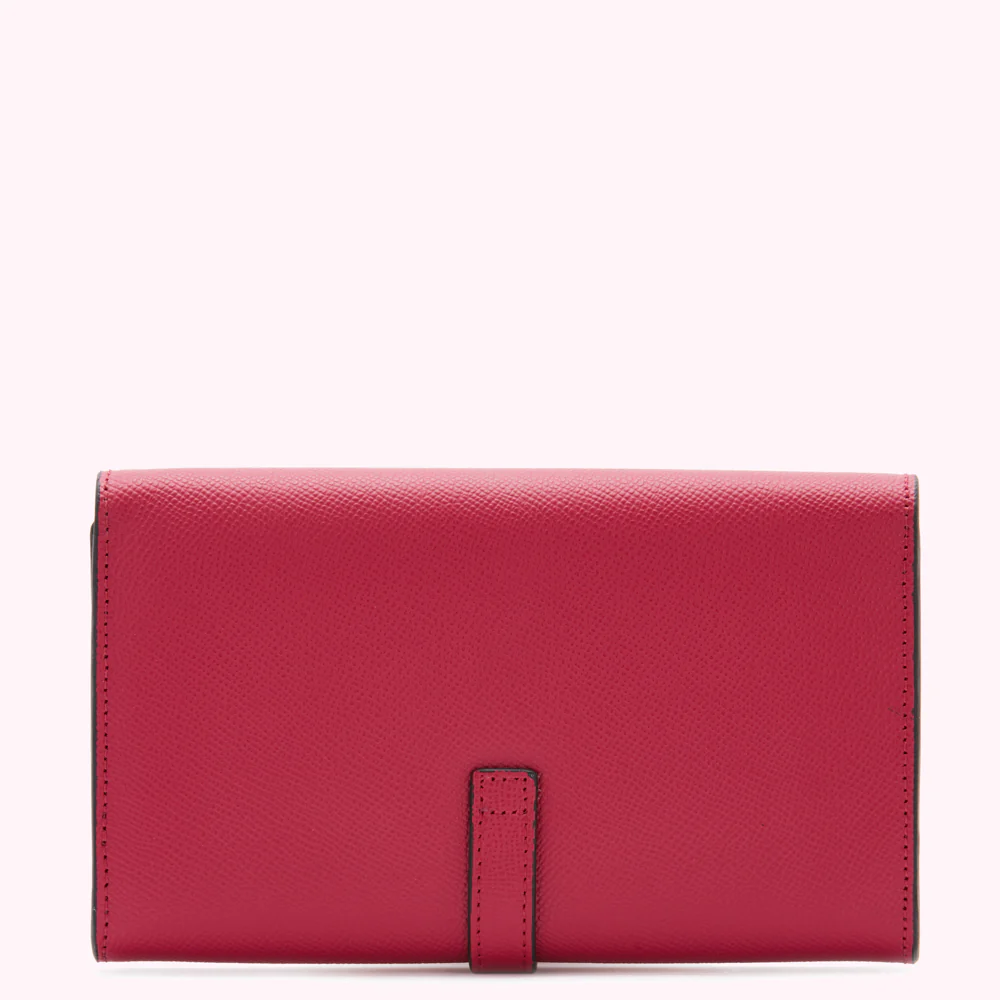RASPBERRY CROSSGRAIN JUNIPER CHAIN WALLET - Image 2