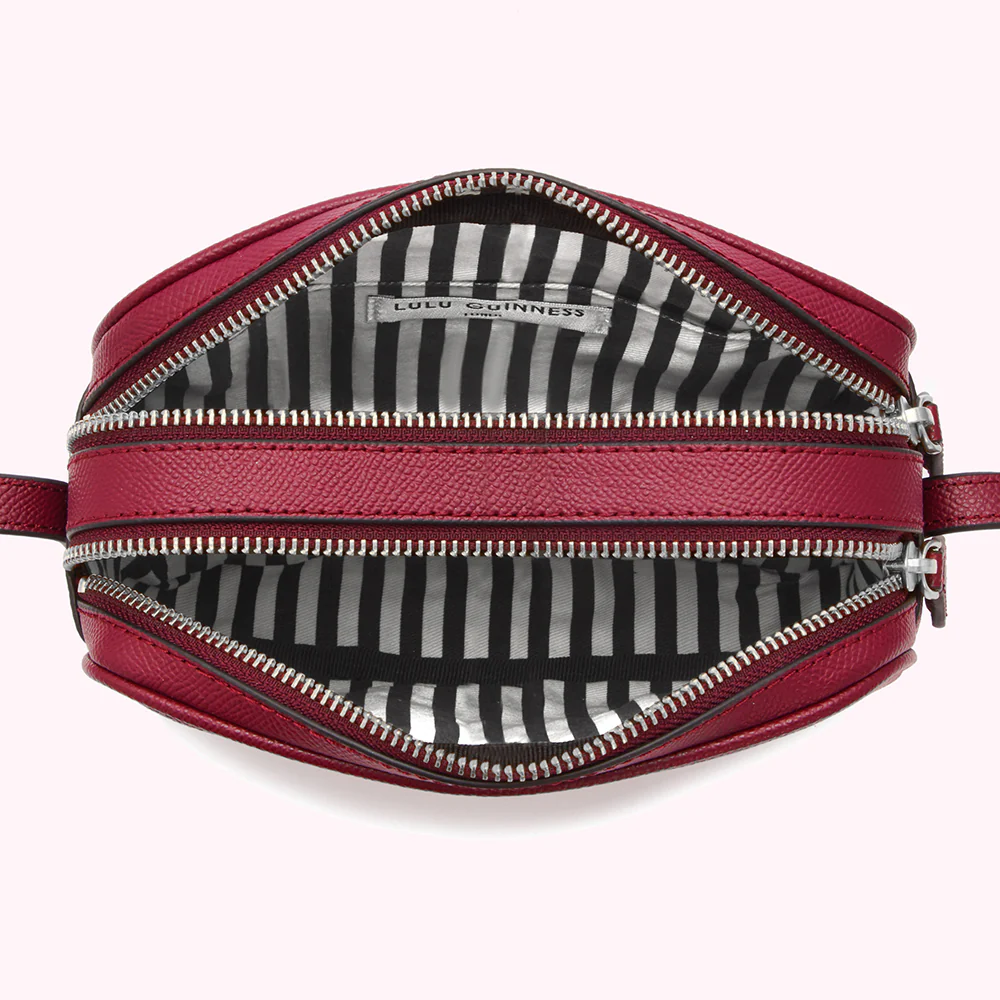 RASPBERRY LEATHER COLE CROSSBODY BAG - Image 4