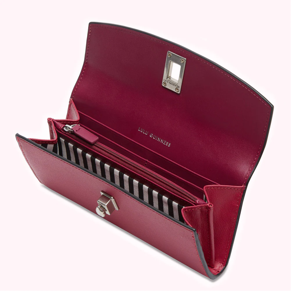 RASPBERRY LIP TURNLOCK LUCIA WALLET - Image 3