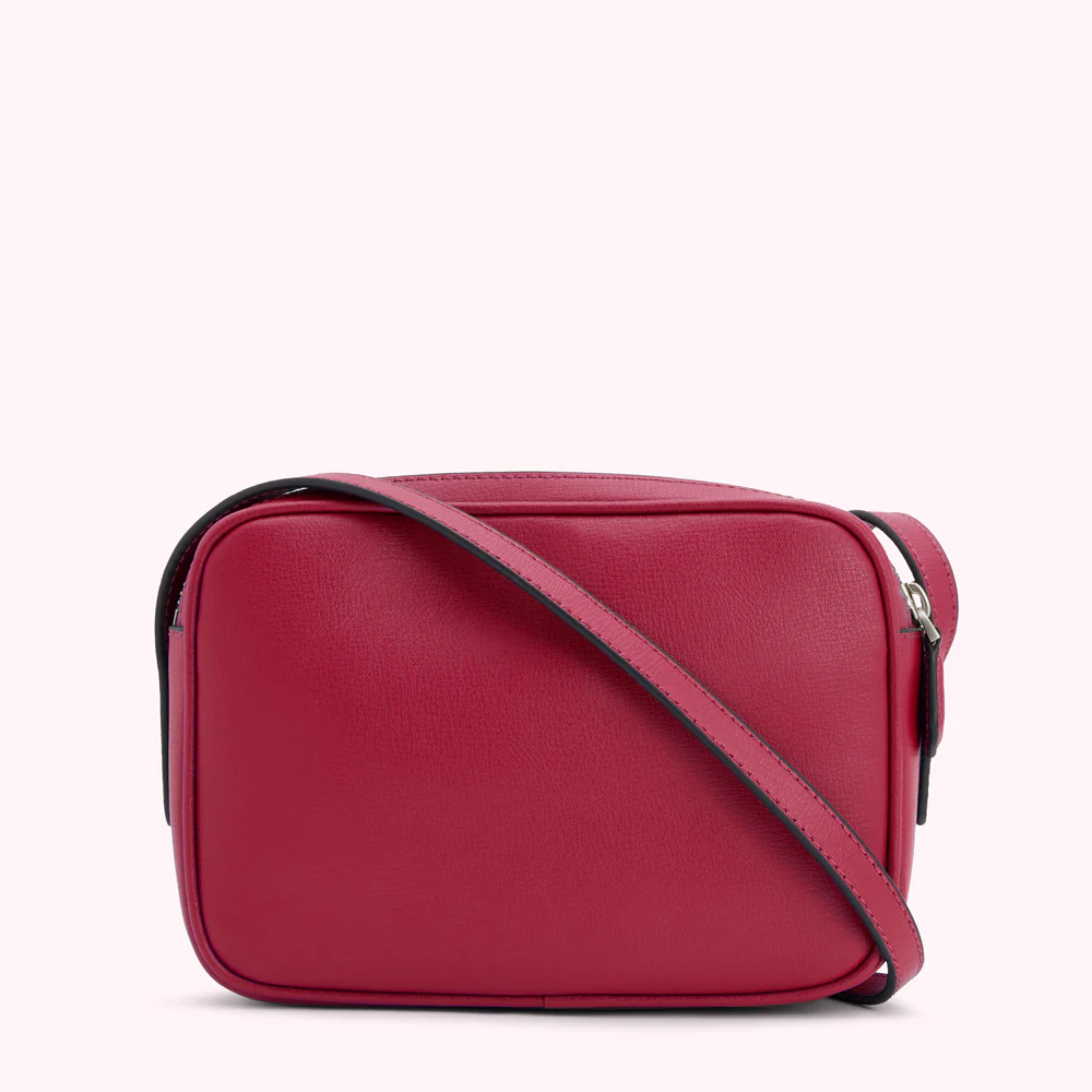 RASPBERRY LEATHER COLE CROSSBODY BAG - Image 2