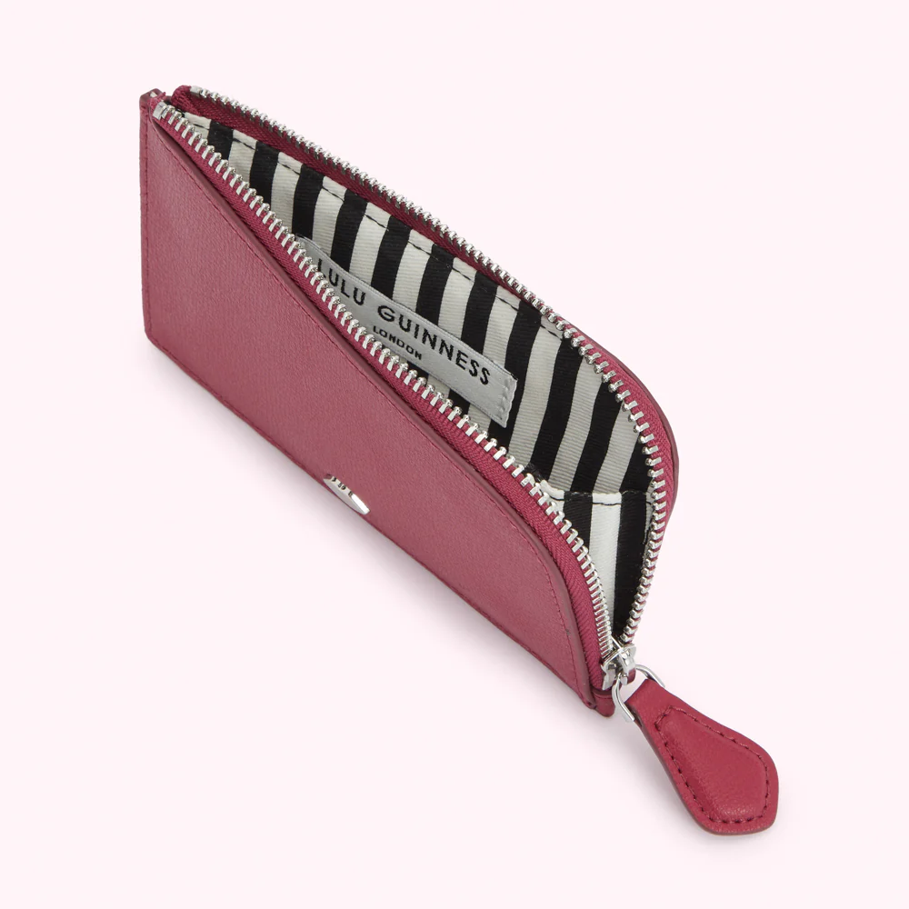 RASPBERRY LIP PIN LEAH WALLET - Image 4
