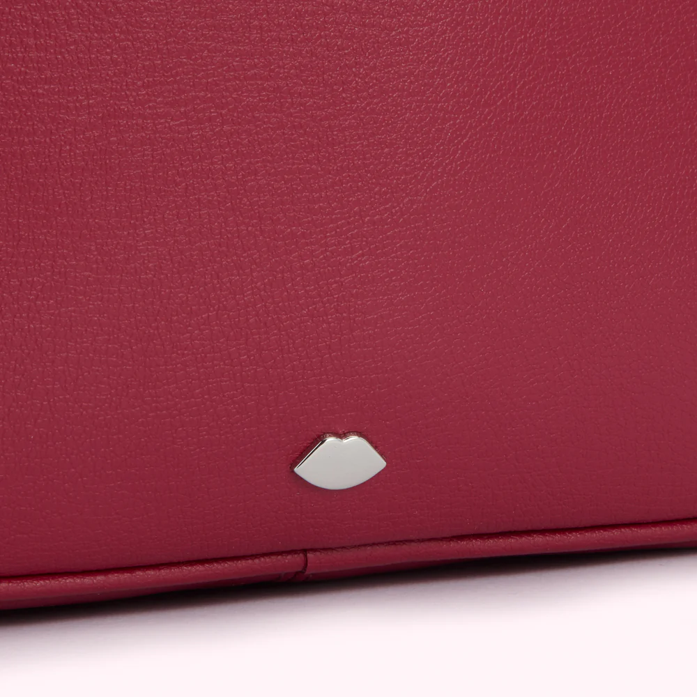 RASPBERRY LEATHER COLE CROSSBODY BAG - Image 4