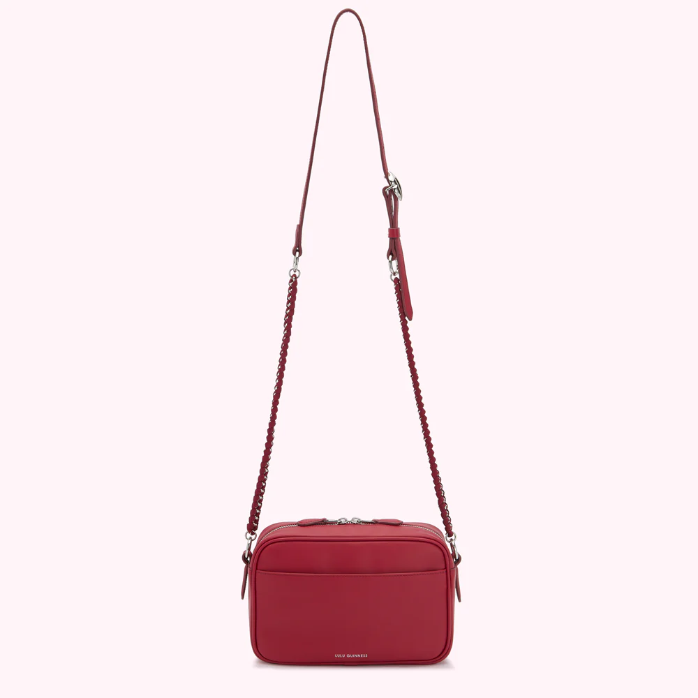 RASPBERRY LIP QUILTED BELLA CROSSBODY BAG - Image 2