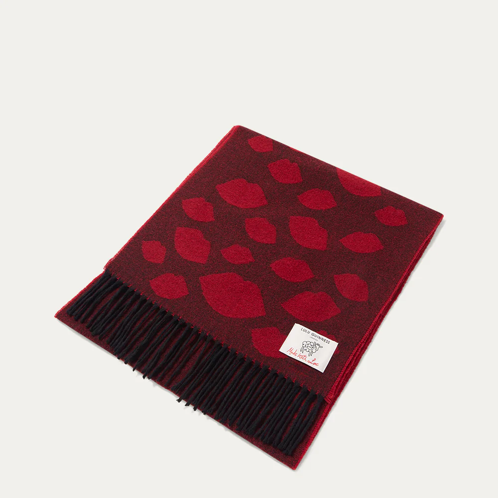 MULTI CONFETTI LIP SCARF & KAI GLOVE SET - Image 3