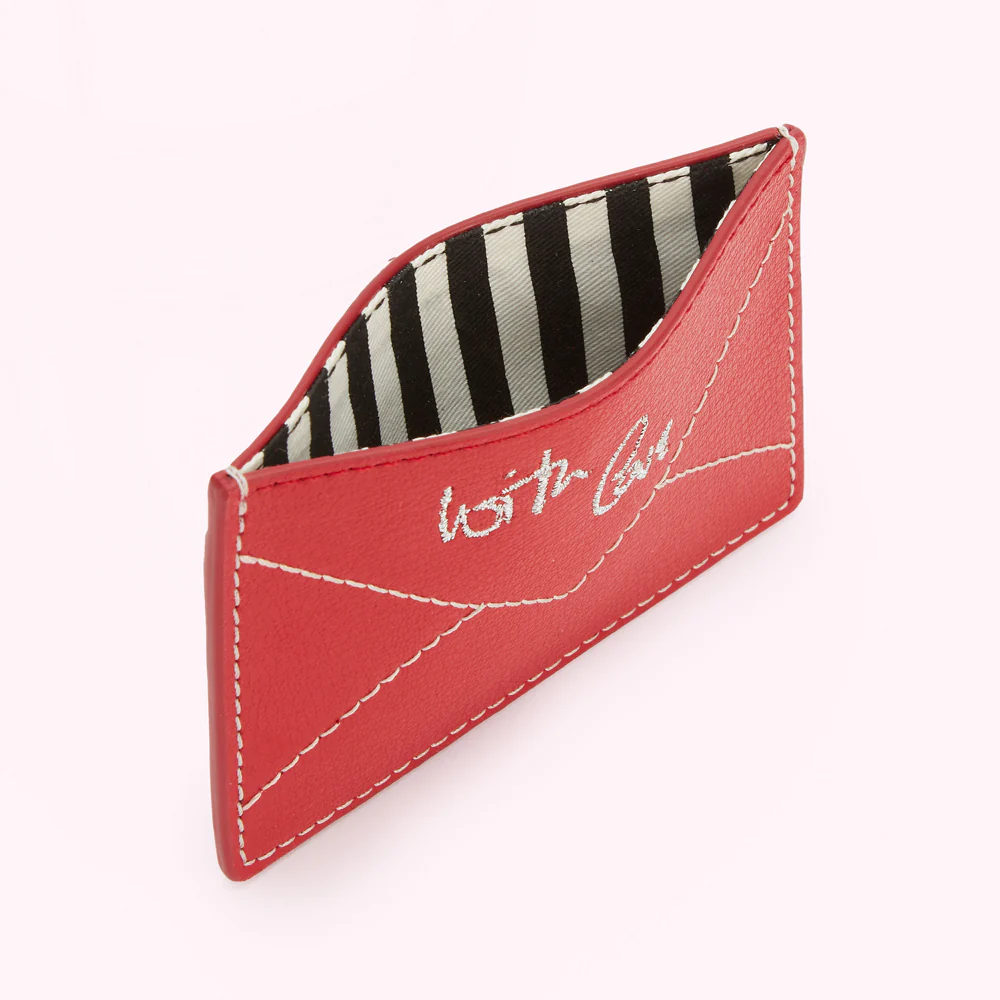 RED LULU MAIL ENVELOPE CARDHOLDER - Image 3