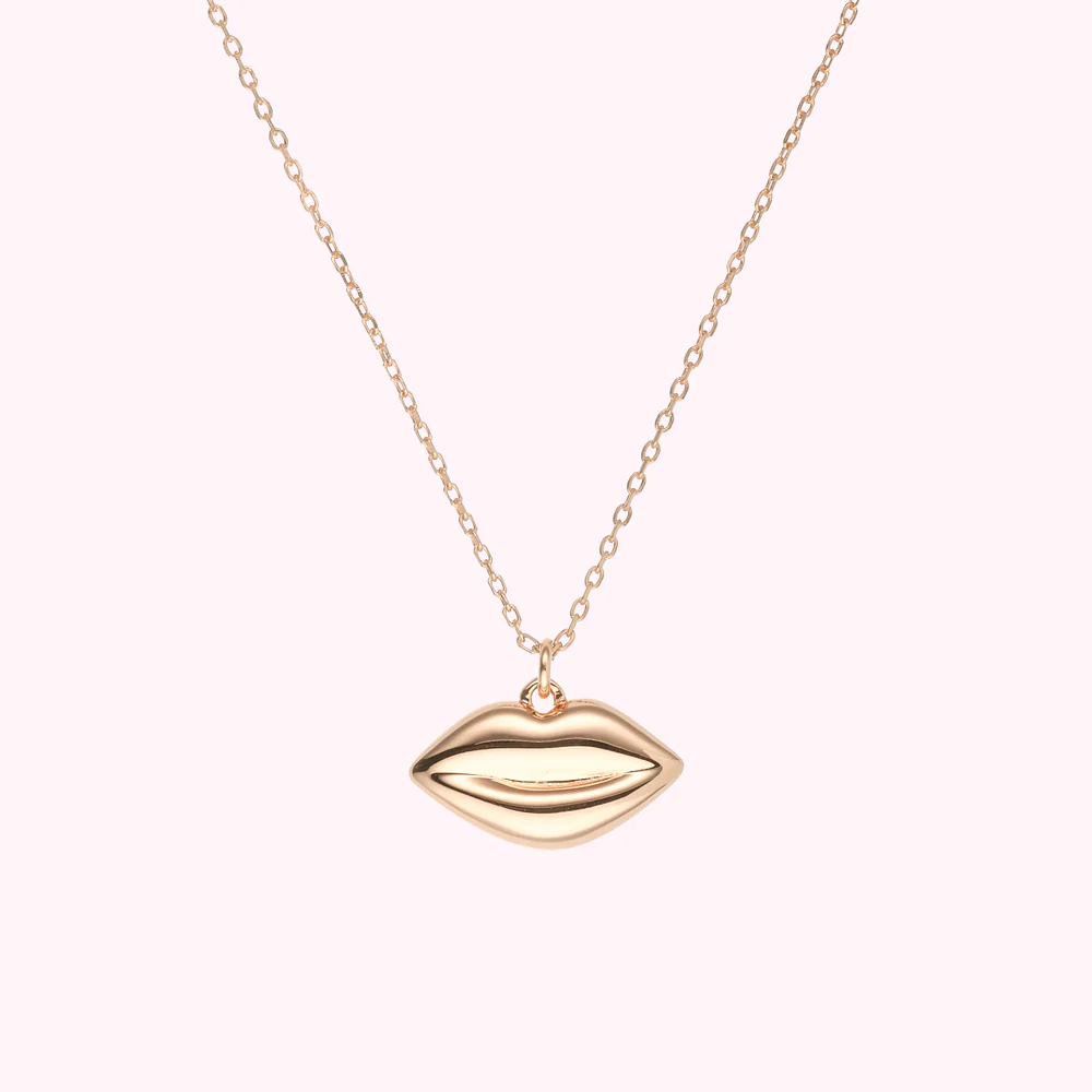 ROSE GOLD LUNA PENDANT NECKLACE - Image 2