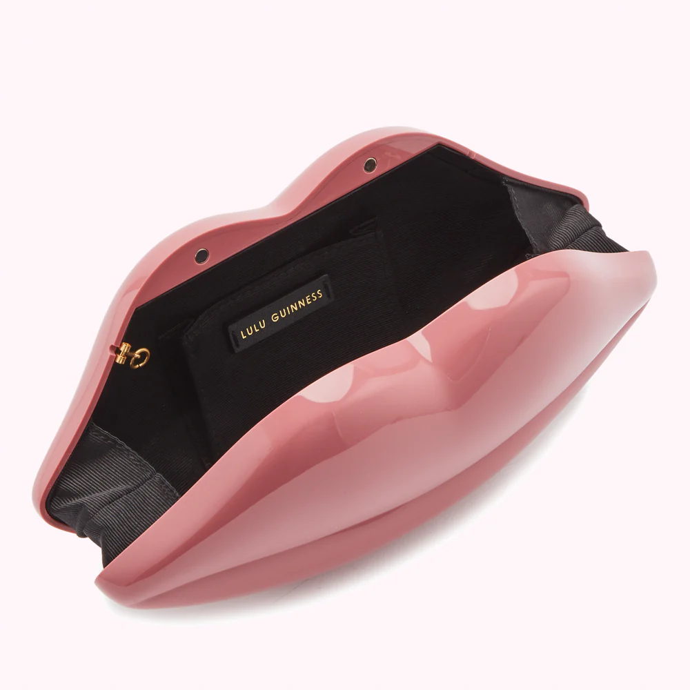 ANTIQUE ROSE LIPS CLUTCH BAG - Image 3