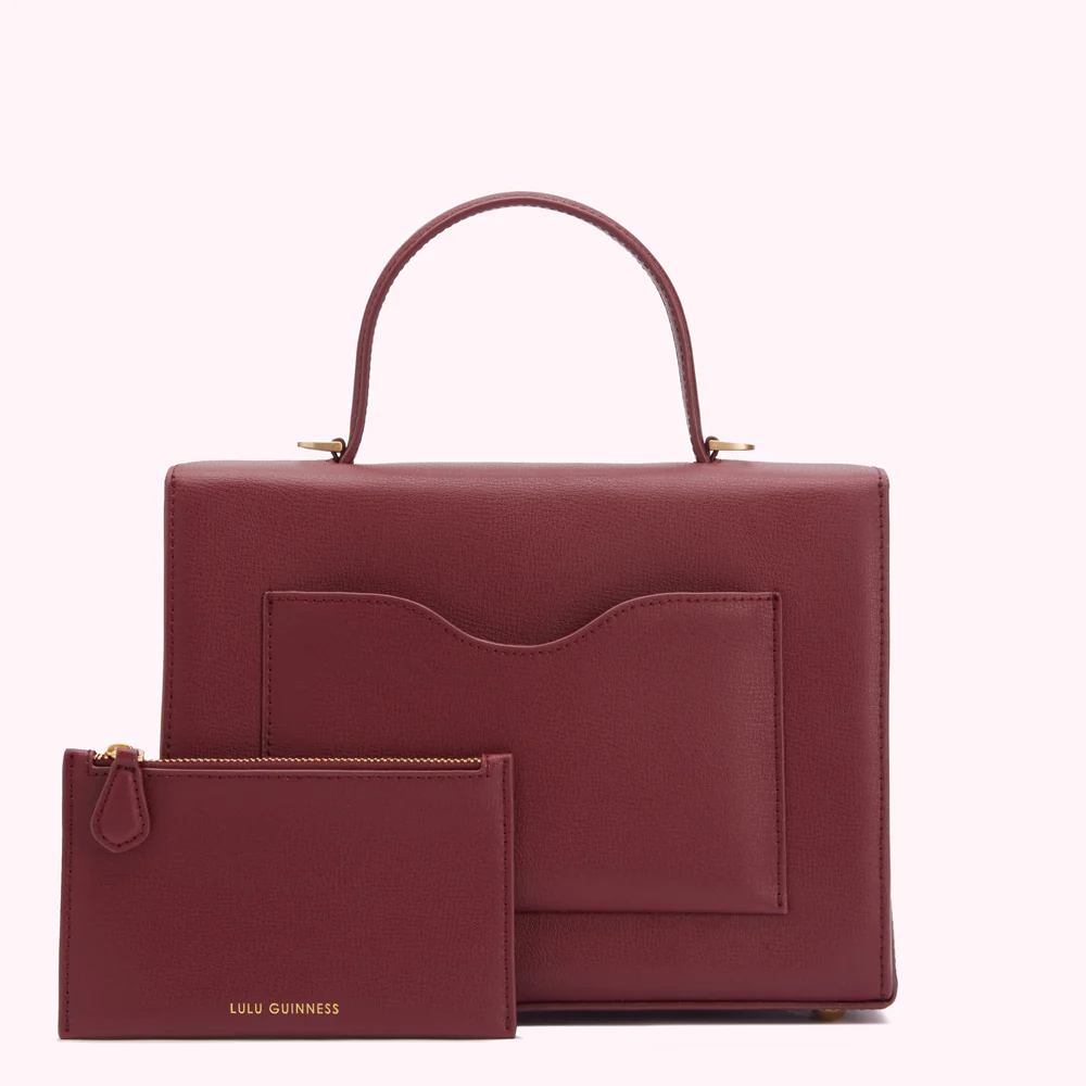 ROSEWOOD LARGE LIP TURNLOCK QUEENIE HANDBAG - Image 3