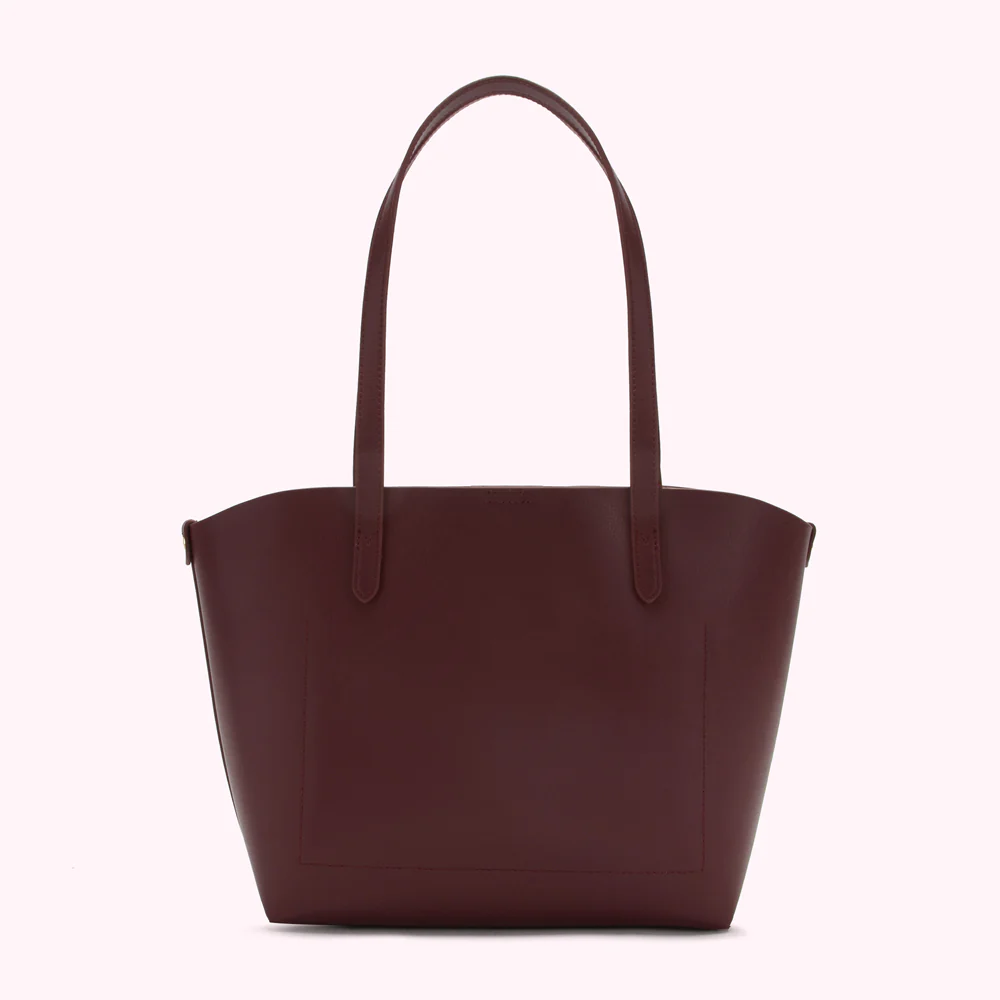 ROSEWOOD LEATHER SMALL IVY TOTE BAG - Image 2