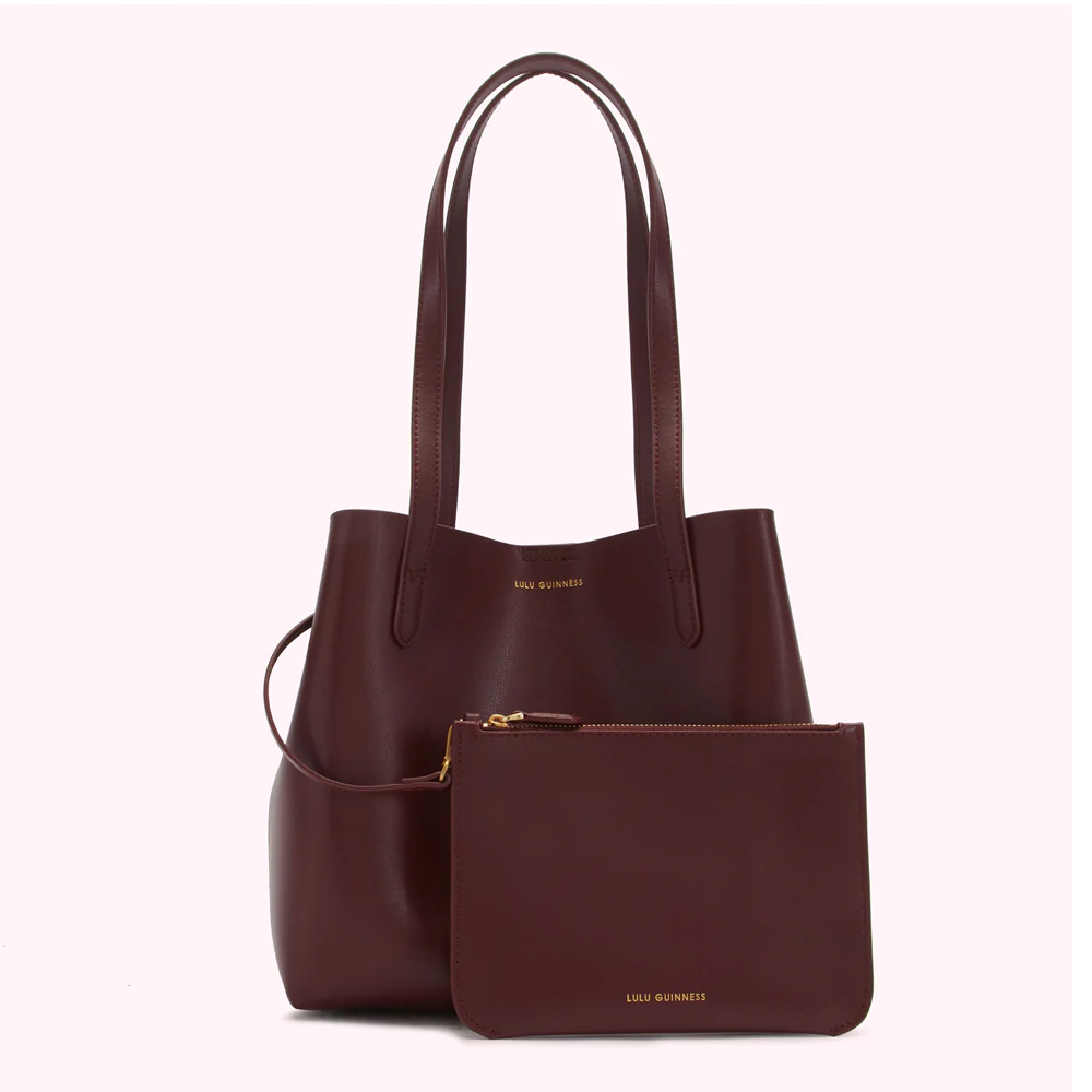 ROSEWOOD LEATHER SMALL IVY TOTE BAG - Image 3