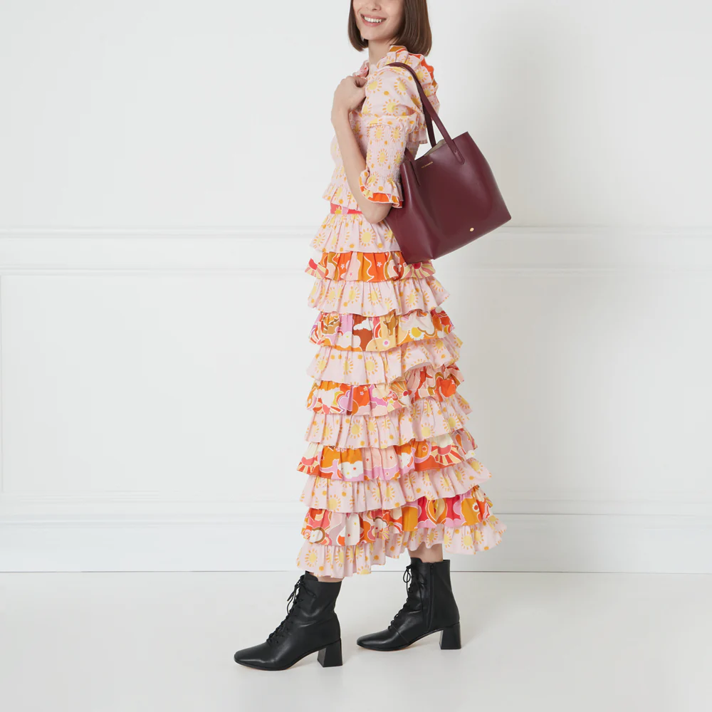 ROSEWOOD LEATHER SMALL IVY TOTE BAG - Image 6