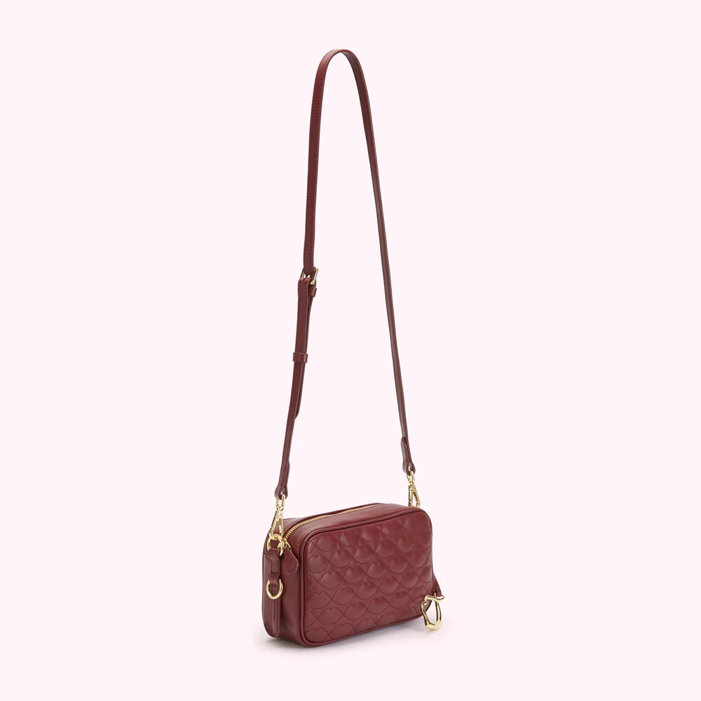 ROSEWOOD SMALL QUILTED LIP LEATHER ASHLEY CROSSBODY BAG - Image 3