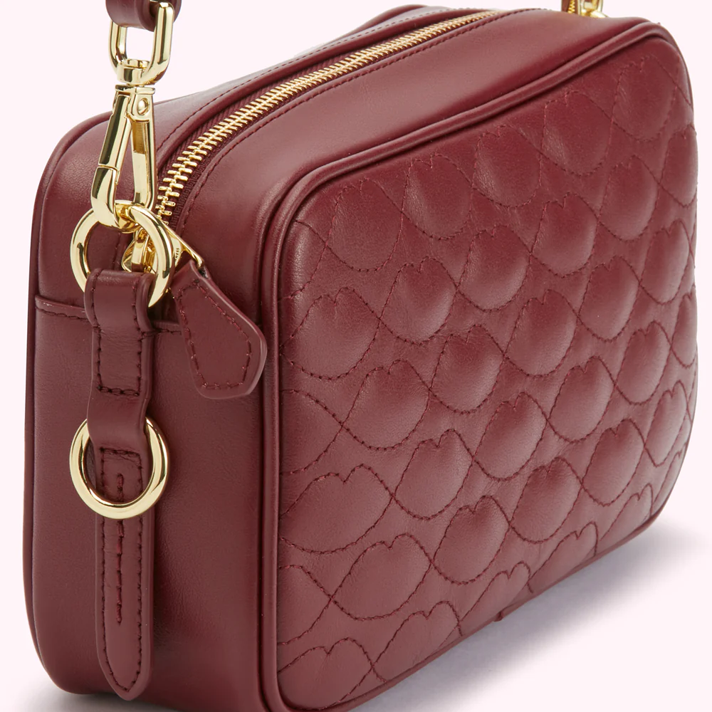 ROSEWOOD SMALL QUILTED LIP LEATHER ASHLEY CROSSBODY BAG - Image 4