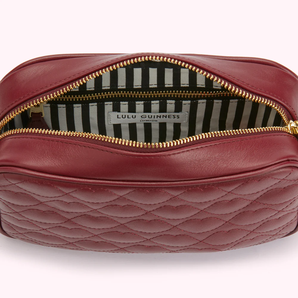 ROSEWOOD SMALL QUILTED LIP LEATHER ASHLEY CROSSBODY BAG - Image 5