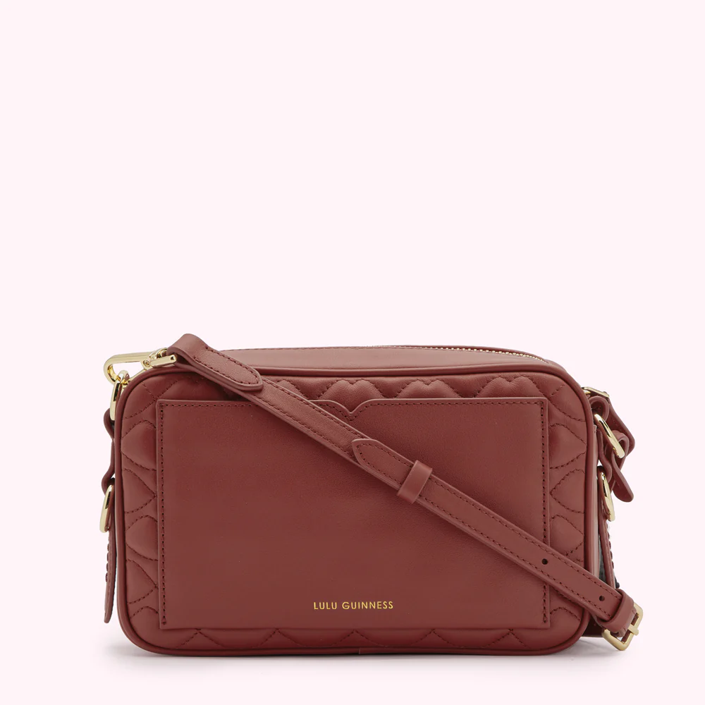 RUSSET QUILTED LIP LEATHER ASHLEY CROSSBODY BAG - Image 2