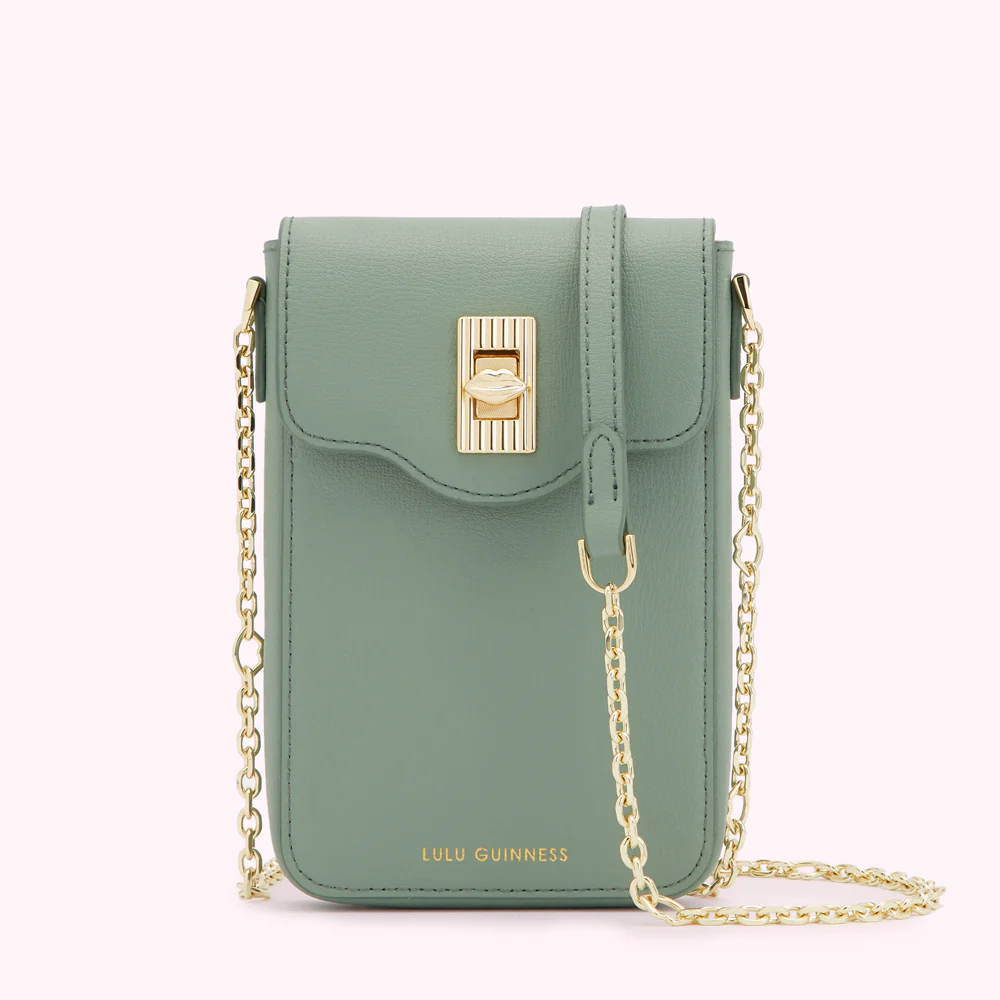 SAGE LEATHER RITA CROSSBODY MINI BAG