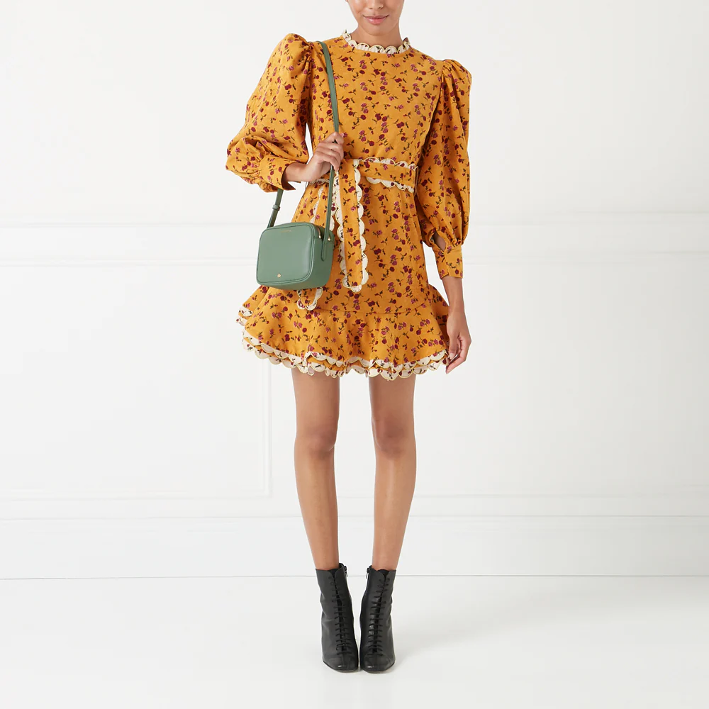 SAGE LEATHER COLE CROSSBODY BAG - Image 6