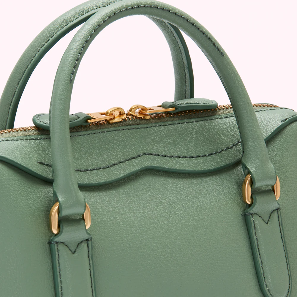 SAGE LEATHER SMALL DYLAN HANDBAG - Image 4