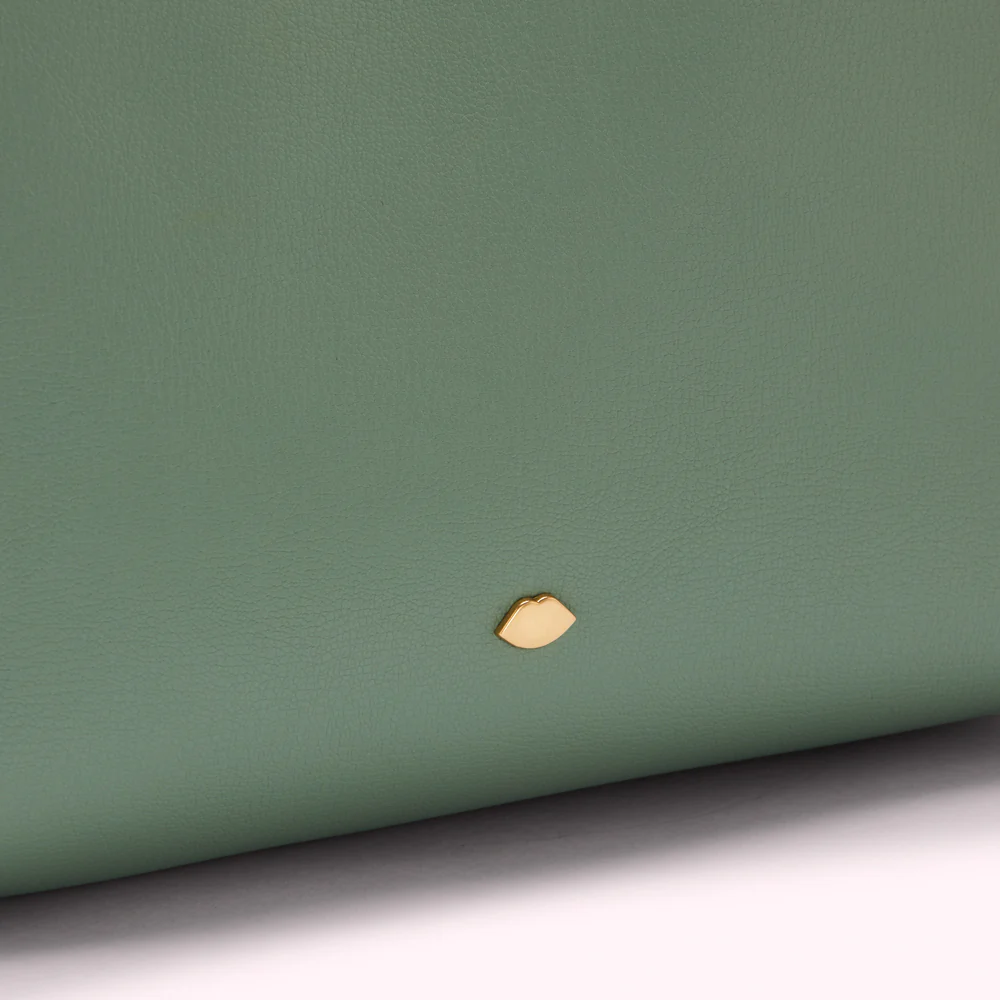 SAGE LEATHER SMALL IVY TOTE BAG - Image 4