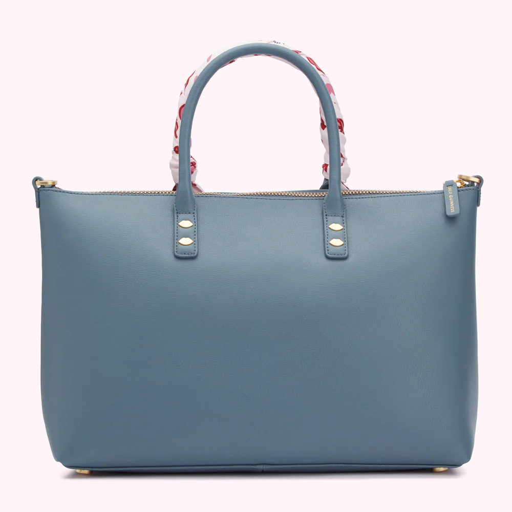 SEAL LEATHER SCARF FRANCES TOTE BAG - Image 3