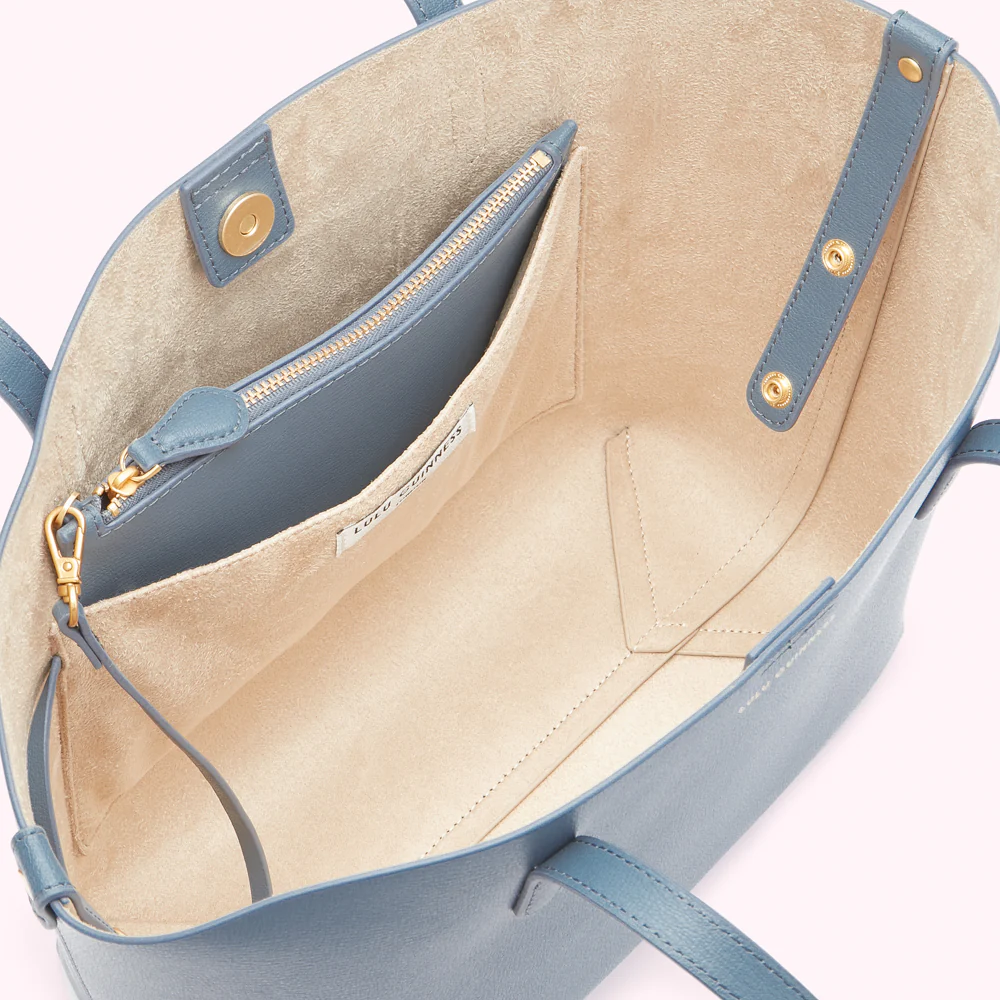 SEAL LEATHER SMALL IVY TOTE BAG - Image 5