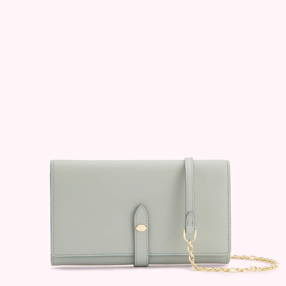 SHAGREEN JUNIPER CHAIN WALLET