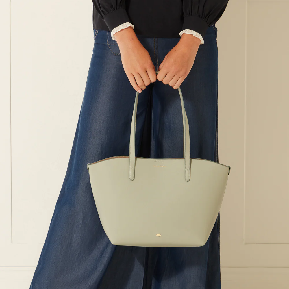 SHAGREEN LEATHER SMALL IVY TOTE BAG - Image 9