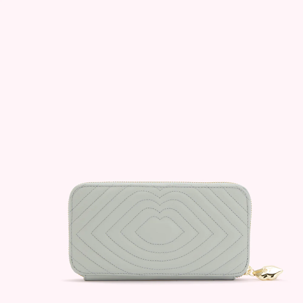 SHAGREEN LIP RIPPLE LEATHER TANSY WALLET - Image 2