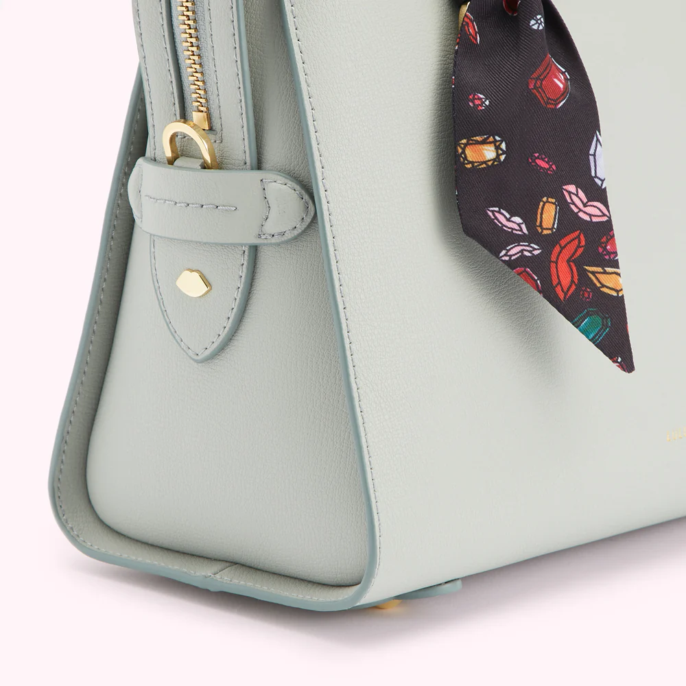 SHAGREEN MEDIUM DYLAN HANDBAG WITH SCARF - Image 4