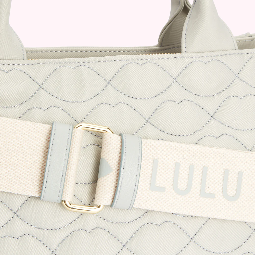 SHAGREEN QUILTED LIPS CARLY TOTE BAG - Image 3