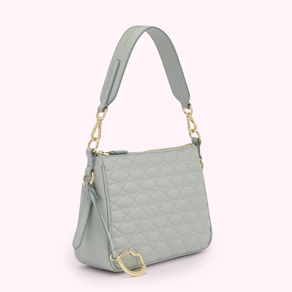SHAGREEN QUILTED LIP LEATHER CALLIE CROSSBODY BAG - Image 3
