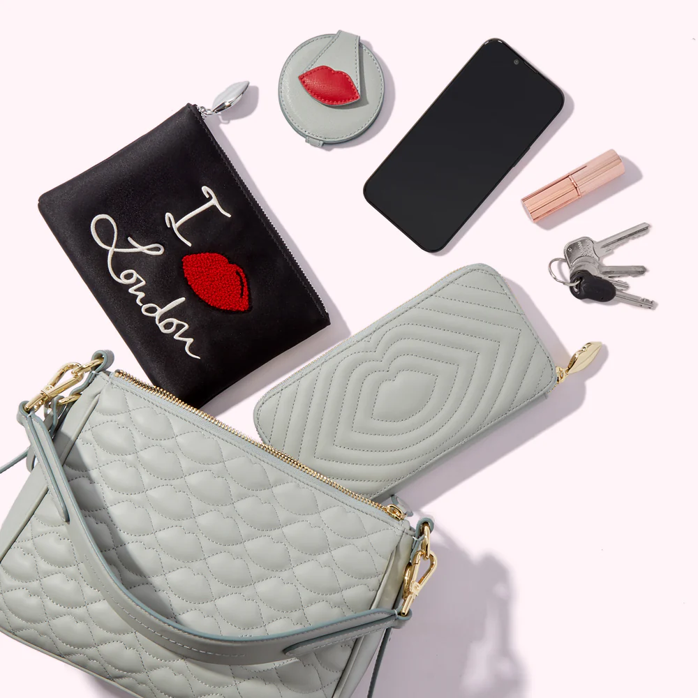 SHAGREEN QUILTED LIP LEATHER CALLIE CROSSBODY BAG - Image 5
