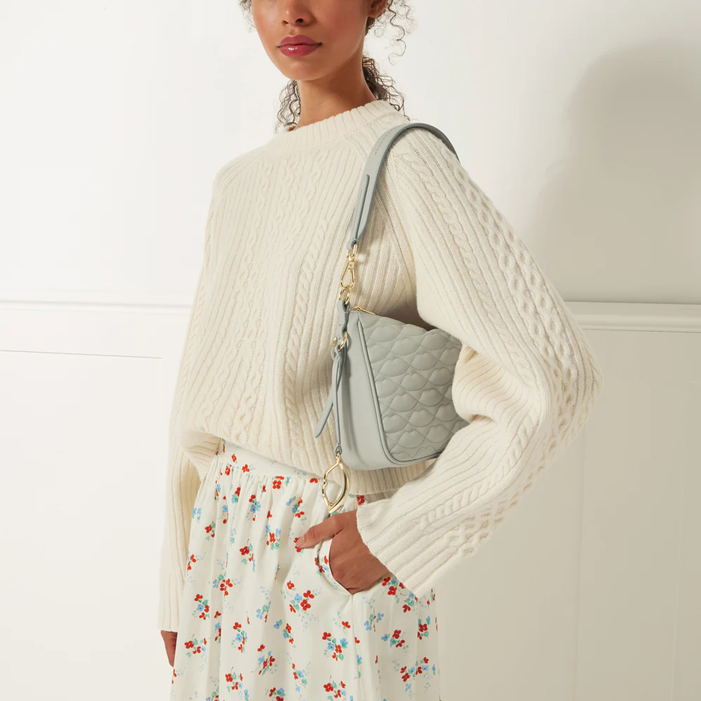 SHAGREEN QUILTED LIP LEATHER CALLIE CROSSBODY BAG - Image 7