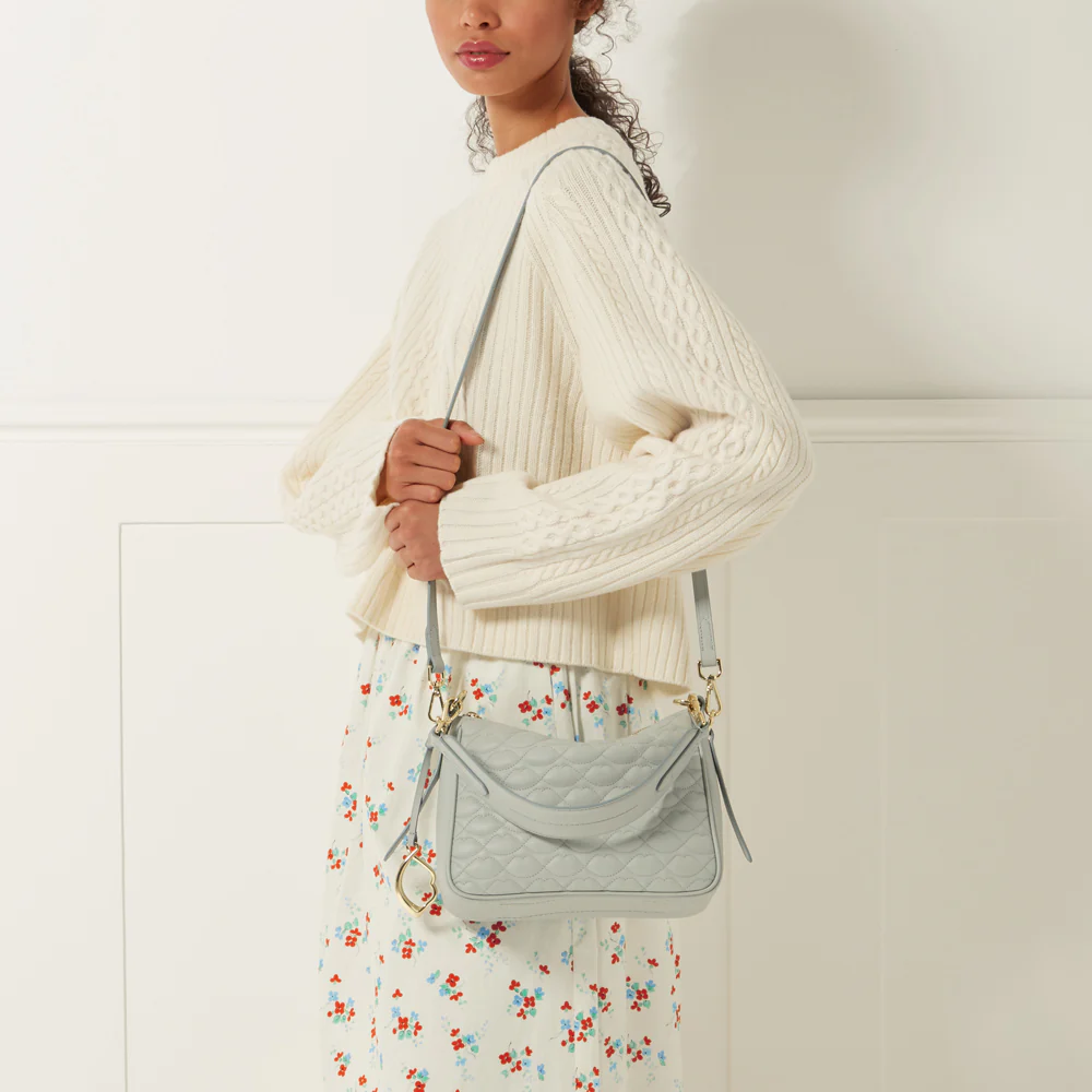 SHAGREEN QUILTED LIP LEATHER CALLIE CROSSBODY BAG - Image 8